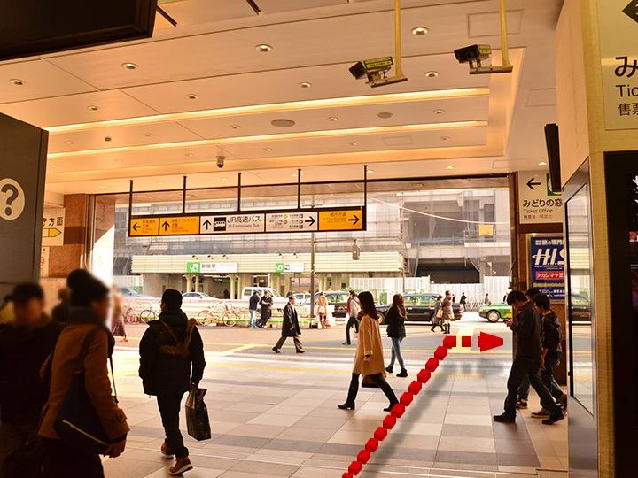 JR新宿駅 南口改札